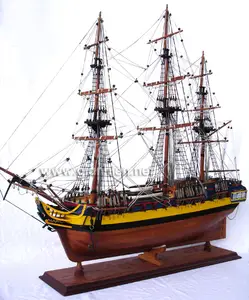 H.M.S DIANNA HOLZ TALL SHIP MODELL-HOLZ DEKORATION