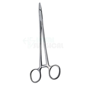 Venta al por mayor de alta calidad de acero inoxidable pinza hemostática pinzas fórceps hemostáticos alicates recto/codo consejos sostenedor de la aguja - Product Image 4
