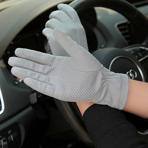 Nouvel été mince respirant anti-dérapant plein doigt gants de conduite équipement de protection des mains et des bras - Product Image 2