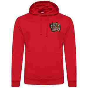 Sudadera con Capucha de Algodón Grueso para Hombre, Corte Regular, Invierno 2024, con Técnicas de Bordado, Material de Felpa Sólida - Product Image 5