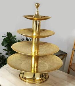 Soporte de pastel de boda Soporte de pastel de metal Fabricante y exportador soporte de pastel decorativo de metal personalizado - Product Image 2