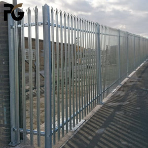 Euro Phong Cách Kim Loại Palisade Hàng Rào/Rèn Sắt Hàng Rào Bảng Giá Thấp - Product Image 3