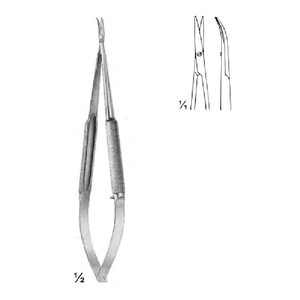 เครื่องมือผ่าตัดขนาดเล็กแบบไมโครกรรไกร Hepp-Scheidel ที่ออกแบบอย่างแม่นยำ สำหรับการผ่าตัดหลอดเลือดตา - Product Image 1