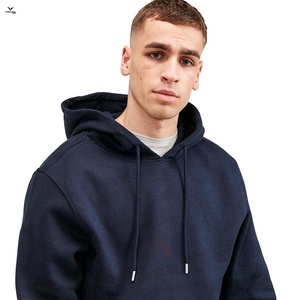 Trajes de chándal unisex de poliéster con capucha, corte regular, personalizados con cremallera, diseño liso, impresión digital para invierno, venta al por mayor - Product Image 2