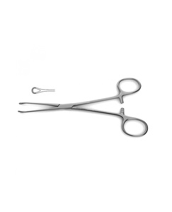 Pinces à tissu en acier inoxydable, ombrés, de meilleure qualité, droit, fabriqué allemand - Product Image 6