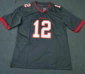 Conjunto de uniforme de fútbol americano con logotipo personalizado impreso, diseño transpirable de talla grande con mangas cortas para la temporada de verano - Product Image 5