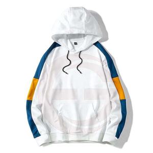 เสื้อฮู้ดกันหนาวมีกระเป๋าสำหรับผู้ชาย,เสื้อฮู้ดสตรีทแบบบล็อกสีติดโลโก้ได้ตามต้องการผ้าฝ้าย100% - Product Image 3