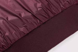 Meilleure veste universitaire de haute qualité pour hommes, blouson bombardier en soie satinée avec logo sur le devant en toile, prix de gros - Product Image 3