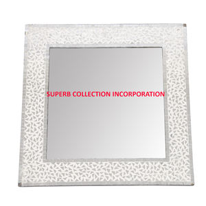 White <b>Decorative</b> <b>Wall</b> <b>Mirror</b> Set for Living Room <b>Wall</b> Handmade Home <b>Decorative</b> and Hotel Room Decoration on Hot Sale - Product Image 4
