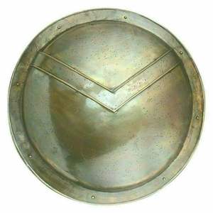 Calvin artesanía 22 \ "gris decorativo Metal arte y coleccionable acero India Medieval escudo amor impreso Armadura - Product Image 1