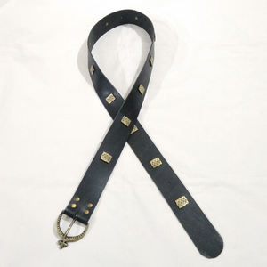 Cinturón alemán de cuero marrón alemán con accesorios de acabado de latón Material de cobre Modelo 2017 - Product Image 1