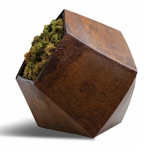 Macetero de diferentes estilos, forma personalizada con madera, acero inoxidable, novedad, maceta de flores a la moda - Product Image 1