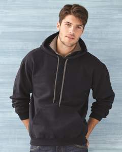 Sweat à capuche épais sans cordon de serrage, imperméable et coupe-vent, 100 % coton molletonné, streetwear, logo personnalisé - Product Image 3