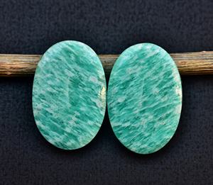 Amazonita-cabujones de amazonita de alta calidad, joyería personalizable, tamaño combinado - Product Image 3