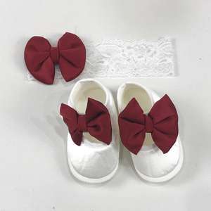 Vestido personalizado para recién nacido, Blanco Borgoña, alta calidad, fiesta de boda, 1 año de cumpleaños, venta al por mayor - Product Image 6