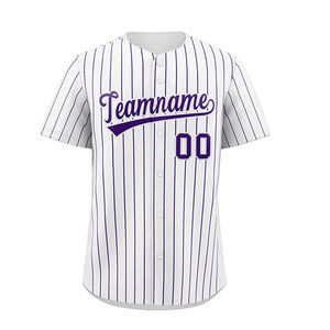 ¡Logotipo personalizado 100% poliéster Béisbol Softbol uniforme equipo ropa deportiva con diseño impreso a la venta! - Product Image 3