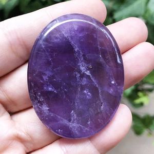 Pierre d'améthyste sculptée à la main, cristal de guérison, 50g, rose violet - Product Image 4