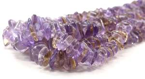 15 "Long brin naturel amétrine pierres précieuses pépite lisse puces pour la fabrication de bijoux perles de pierre en gros - Product Image 5