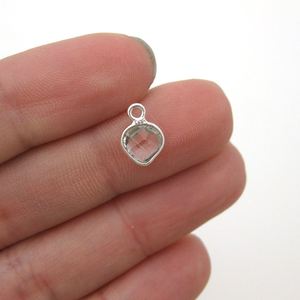 Handcrafted White Quartz Crystal Pendants <b>Charms</b> 6X6MM Heart Shape <b>for</b> <b>Bracelet</b> Necklace Making Fine Jewelry Crystal Pendants - Product Image 2