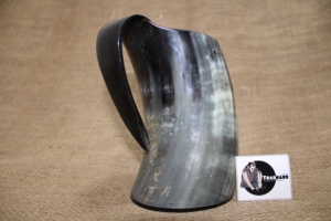 Taza de cuerno para beber de diseño vikingo 100%, vino de cerveza tradicional de alta calidad para tazas, 30 días personalizados para ocasiones de boda - Product Image 2