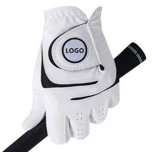 2024 Logo personnalisé respirant anti-dérapant Premium peau de vache Cabretta gant de Golf pour hommes en cuir véritable pour un usage sportif - Product Image 2
