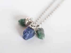 Collar de múltiples piedras preciosas naturales electroformado, Plata de Ley 92,5, collares largos de Astrología de 16 ", joyería de oro para mujer, regalo de estrella para hombre - Product Image 3