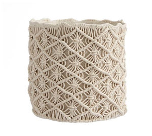 Vente en gros Panier en macramé fait à la main Ensemble de paniers en pur coton Grands magasins Isar International - Product Image 2