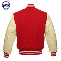 Veste universitaire en laine rouge, écologique, coupe-vent, respirante, pour homme, grande taille, style preppy, manches chauve-souris, hiver, décontractée, boutonnée devant