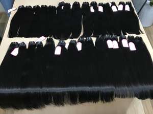 Straight Bundles aligned VIRGIN Remy Double Machine Weft High Quality HUMAN HAIR EXTENSION wholesale price - Product Image 6