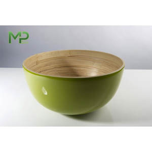Wholesale Eco-Friendly Customized Technique Vintage Style Salad <b>Bamboo</b> <b>Bowl</b> MP Decor Vietnam's Natural Living Collection for - Product Image 5