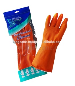 Gants de sécurité en caoutchouc naturel orange de haute qualité de haute qualité pour une utilisation polyvalente - Product Image 3