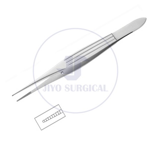Forceps chirurgical à tissus non dentelés McIndoe de 15 cm, en acier inoxydable, réutilisable - Product Image 1