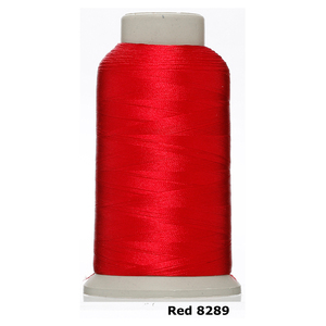 Yi-máquina de bordar con hilo, 3600 yardas, 108D, 2 capas, conos de poliéster, Benang Sulam, rojo, 8289 B - Product Image 1