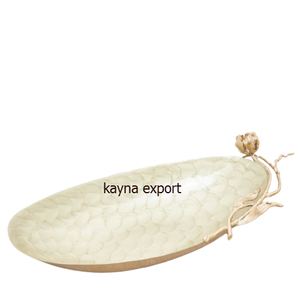 Cuenco de metal decorativo con acabado esmaltado cuenco de metal único con acabado de resina metálica para uso en comedor y cocina cuenco a precio mayorista - Product Image 4