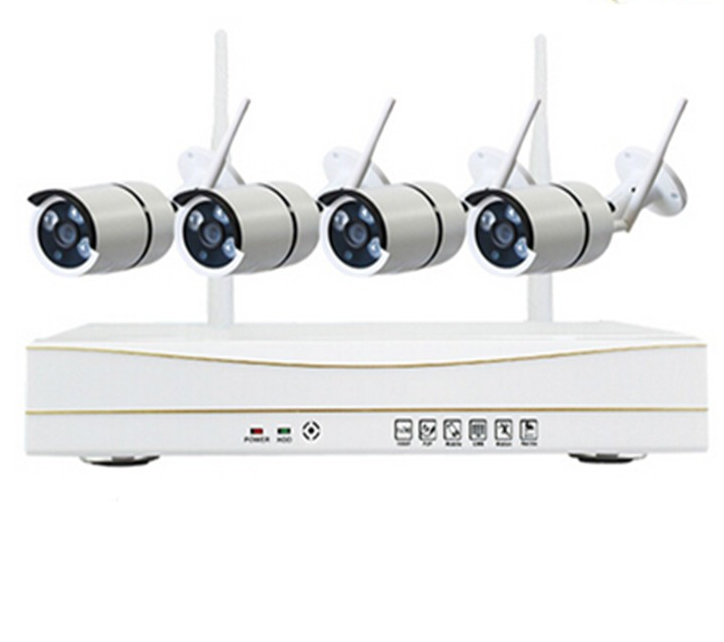 IMP система  4-канальный беспроводной ИК NVR Kit HK-NVR6104-W-KIT-720P HD