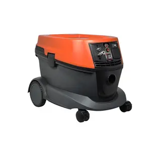 Portable dust extractor with adjustable nozzle