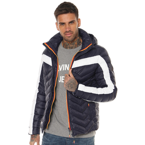 Chaqueta impermeable para hombre, chaqueta con logotipo de marca personalizada, OEM/ODM, impermeable, a prueba de viento, con cremallera, para invierno - Product Image 5