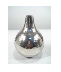 Jarrón de suelo en forma de botella de aluminio con acabado martillado de diseño único de alta calidad, hogar, sala de estar, oficina, Hotel, artículo de decoración - Product Image 5