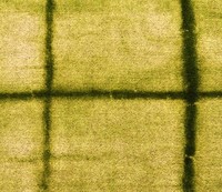 Prix d'usine Tapis abstrait de luxe tissé à la main et brodé, écologique, résistant aux taches, en laine et coton, double face PET