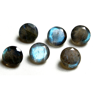 Labradorite bleue feu, forme ronde, taille facetée, tailles 10 mm, 11 mm, 12 mm, 13 mm, 14 mm, fabrication de bijoux DIY, vente en gros, labradorite naturelle - Product Image 5
