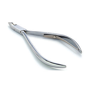 Pinzas para cutículas de mandíbula completa de punta fina de alta calidad, recortador de cutículas afiladas, pinzas para uñas de agarre antideslizante con embalaje personalizado - Product Image 4