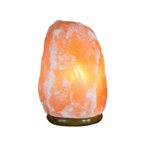 Lámpara de Material Orgánico, Naranja, Cristal Marino Natural, Luz Nocturna LED que Cambia de Color, Hecha a Mano, Decoración para Dormitorio y Mesita de Noche, IMPEX - Product Image 1