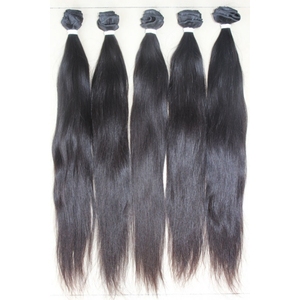 Extensiones de Cabello con cutícula natural, accesorio indio con una sola pieza, de south temple, India - Product Image 5