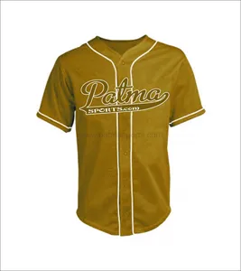 La più venduta maglia da Baseball a righe da uomo con stampa personalizzata uniforme da Baseball del tuo Logo etichette con soffio Softball da Baseball