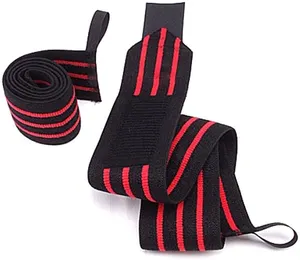 Hoogwaardige Custom Hand Verstelbare Polssteun Bands Gym Bench Press Gewichtheffen Wrist Wraps Voor Fitness