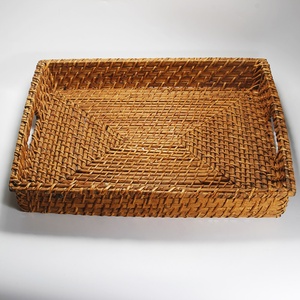 ถาดหวายไม้ไผ่สานด้วยมือสำหรับเสิร์ฟอาหารในราคาสมเหตุสมผลผู้จัดจำหน่ายในเวียดนาม - Product Image 5
