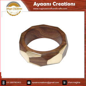 AYAANS 2024 Nuevos brazaletes de madera de alta calidad sin pulir Impresionantes a la venta al mejor precio - Product Image 2