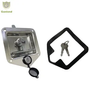 GL-12114-A Stainless Steel Truck Folding T Handle Latch Toolbox Lock