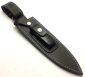 Cheap Price Factory Product Rich Grain Leather Handmad Leather Sheath for Fixed Blade Dagger Knives - Product Image 1