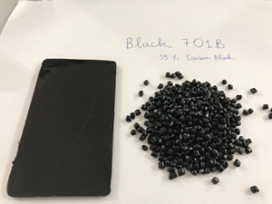 Resina de HDPE/LLDPE/PP/granulado reciclado + relleno de CaCO3 + masterbatch negro para artículos domésticos de plástico, fabricantes de bolsas de basura - Product Image 2